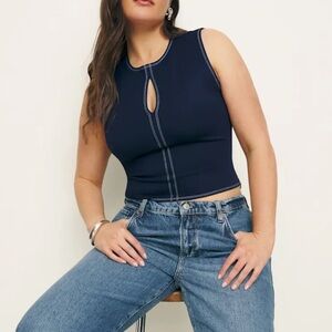 Reformation Carsyn Knit Top